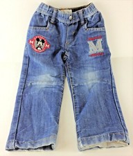Vintage Disney Germany Mickey Mouse Boys Size 104 US-4 year old LINED Jeans