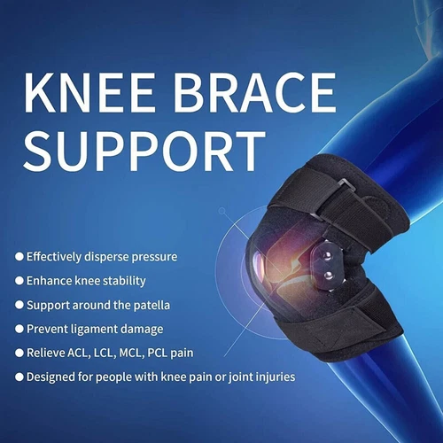 Klapp Kniebandage Kompressionshülse Gelenkstütze offen Patella Stabilisator Bandage - Bild 6 von 23