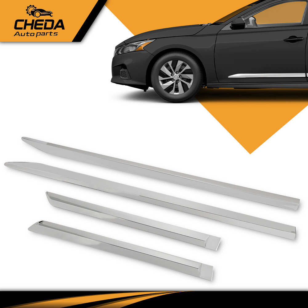 Fit For Nissan Altima 201318 ABS Chrome Side Door Body Molding Cover