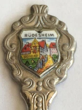 Vintage Souvenir Spoon Collectible Rudesheim Germany