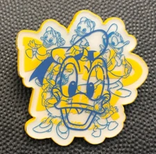 Disney pin 156344 Donald Duck Daisy Huey Dewey Louie Mickey's Pals yellow