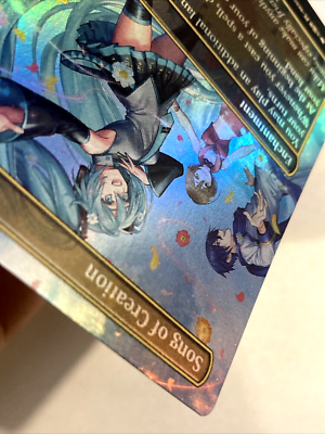 MTG Song Of Creation RAINBOW FOIL Secret Lair Hatsune Miku