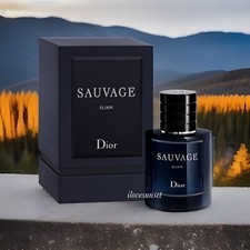 NIB Dior Sauvage ELIXIR Miniature 7.5ml/0.25 fl oz Men's Eau de Parfum Splash