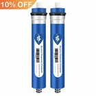2 Pack 50/75/100/150GPD RO Membrane Reverse Osmosis System Water Purifier Filter