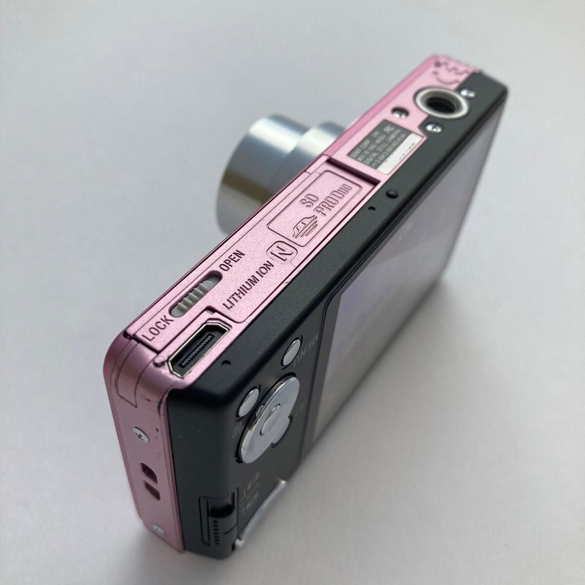 SONY Cyber Shot DSC-W350 Digital Camera Pink Tested Japanese
