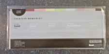 Creative Memories PASTEL Stickers TITLES - 4 sticker sheets - NEW sealed -Power