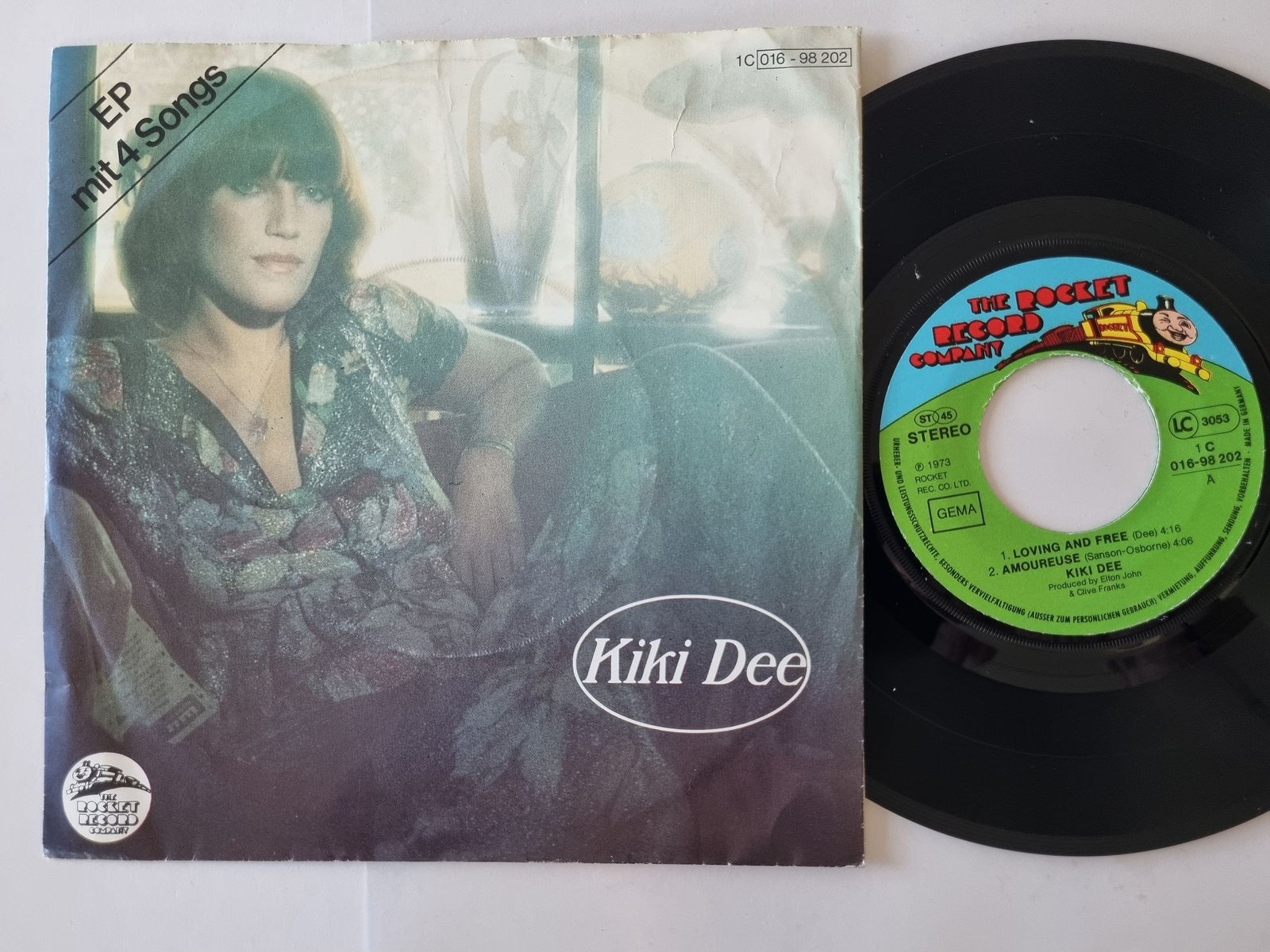 Kiki Dee - Loving and free/ Amoureuse 7'' Vinyl EP Germany