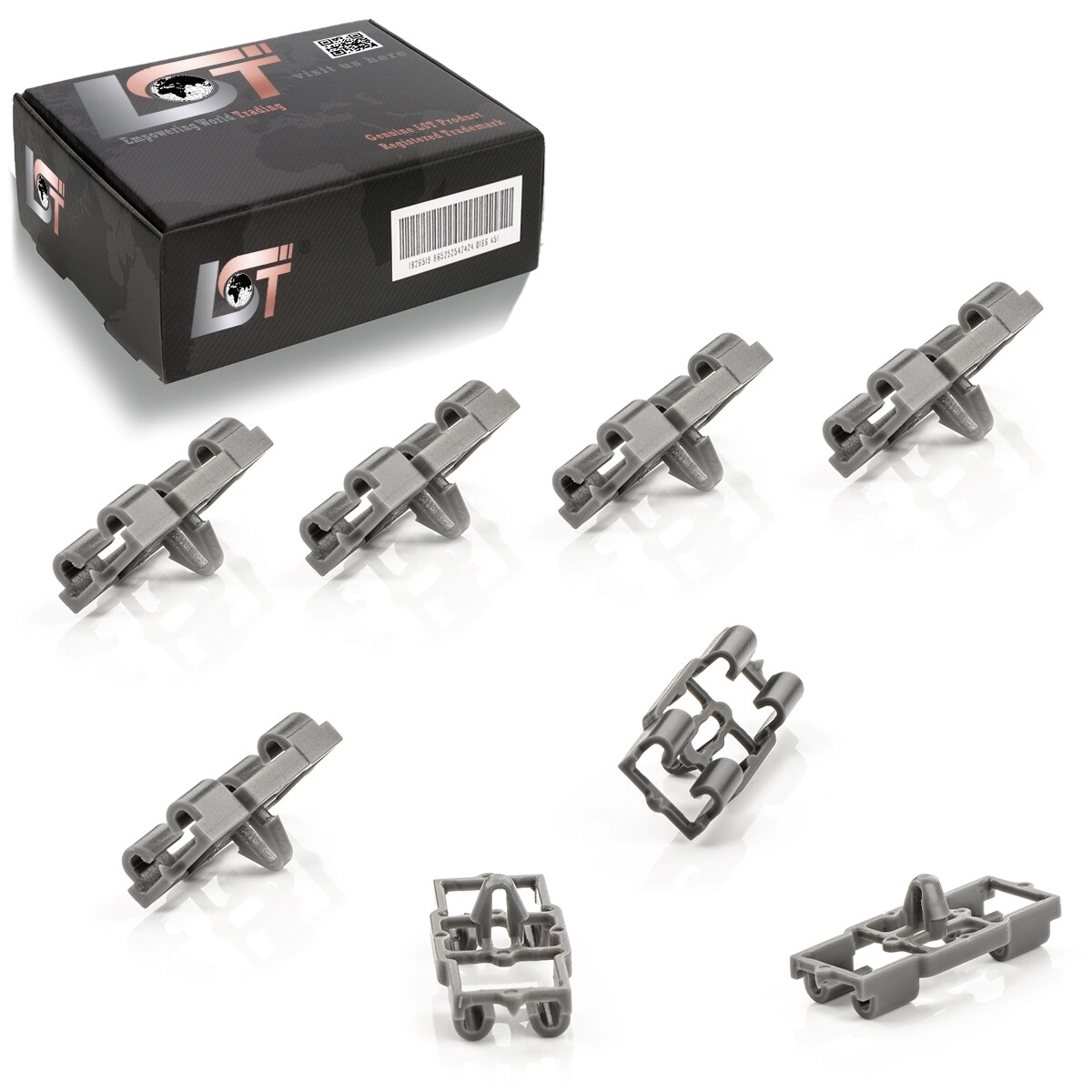 8x Seal Front Hood Fastening Clips Clamp for BMW