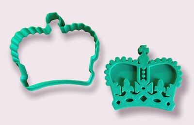 KING'S KRONE - Keks- oder Fondantausstecher & Stempel Sugarcraft Kuchen