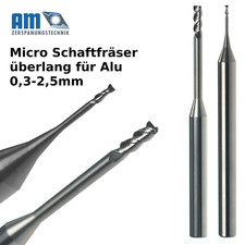 Minifräser Micro Fräser lang Alufräser