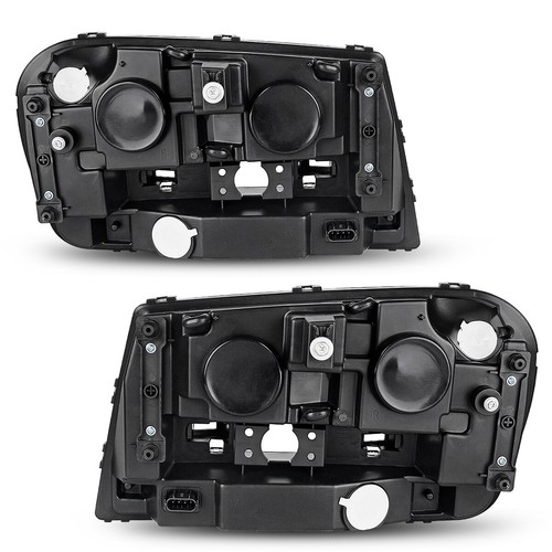 Conjunto de faros para Chevrolet Trailblazer 2002-2009 carcasa negra - Imagen 7 de 9