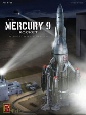 The Mercury 9 Rocket Rakete 1:350 Model Kit B...