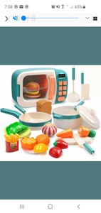 microwave oven toy play