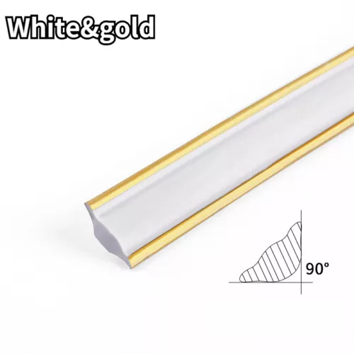 Self-adhesive Wall Inner Corner Trim Molding Line Ceiling Edge Caulk Strip - Picture 11 of 32