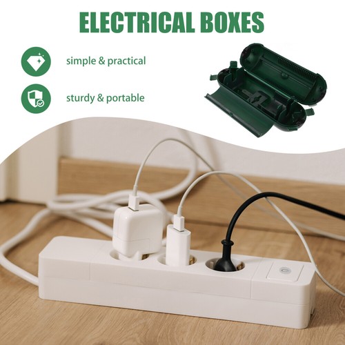 2 Pcs Cable Junction Box Extension Cord Outdoor Electrical eBay