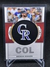 2023 Topps Series 1 Baseball Brendan Rodgers Commemorative Team Logo Patch      