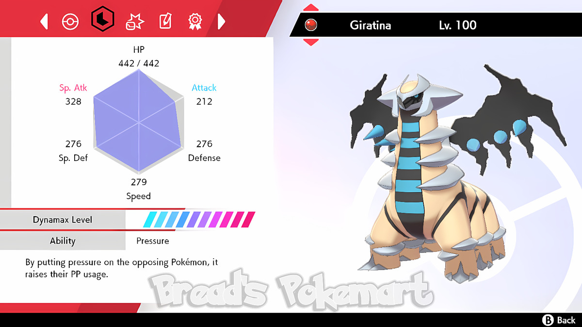 Shiny 6IV Palkia Giratina and Dialga Legendary Pokemon for 