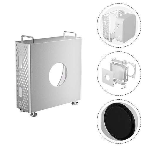 For Mac Mini M4M4Pro Aluminum Stand Compact Dimensions and Easy Assembly - Photo 10/12