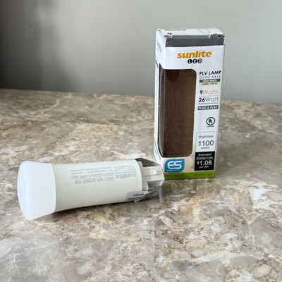 Sunlite Led PLV Lamp G24Q Base cool white 4000K 9 Watts Plug & Play New