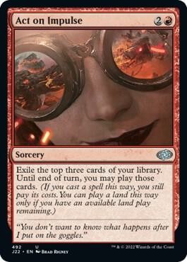 Act on Impulse 492 Uncommon Jumpstart 2022 Magic: The Gathering Near Mint