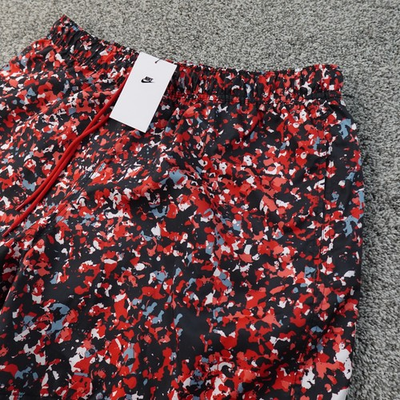 #ad NEW Nike Shorts Mens L Red Black Club Woven Athletic Drawstring Workout Gym Run $39.99