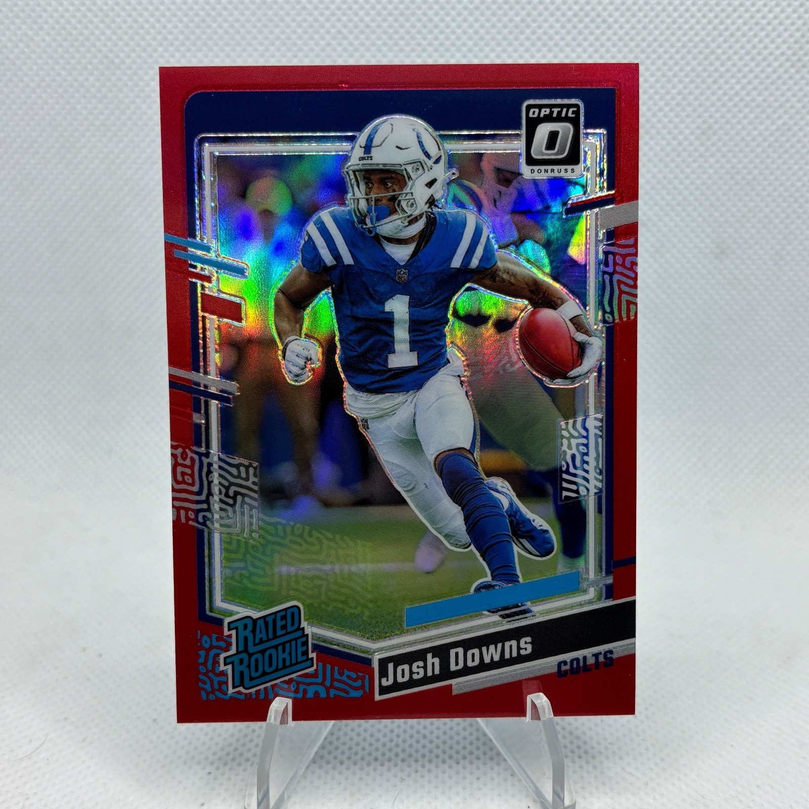 Josh Downs 2023 Optic Rated Rookie Red /99 Prizm RC #248 COLTS