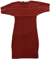 Planet Gold Chunky Red Sweater Dress Size Medium