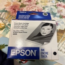 New Genuine Epson 34 T0341 Photo Black Ink Cartridge, Stylus Photo 2200 10/2005