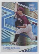 2020 Panini Elite Extra Edition Status Blue 64/249 Carter Baumler #140 d4r