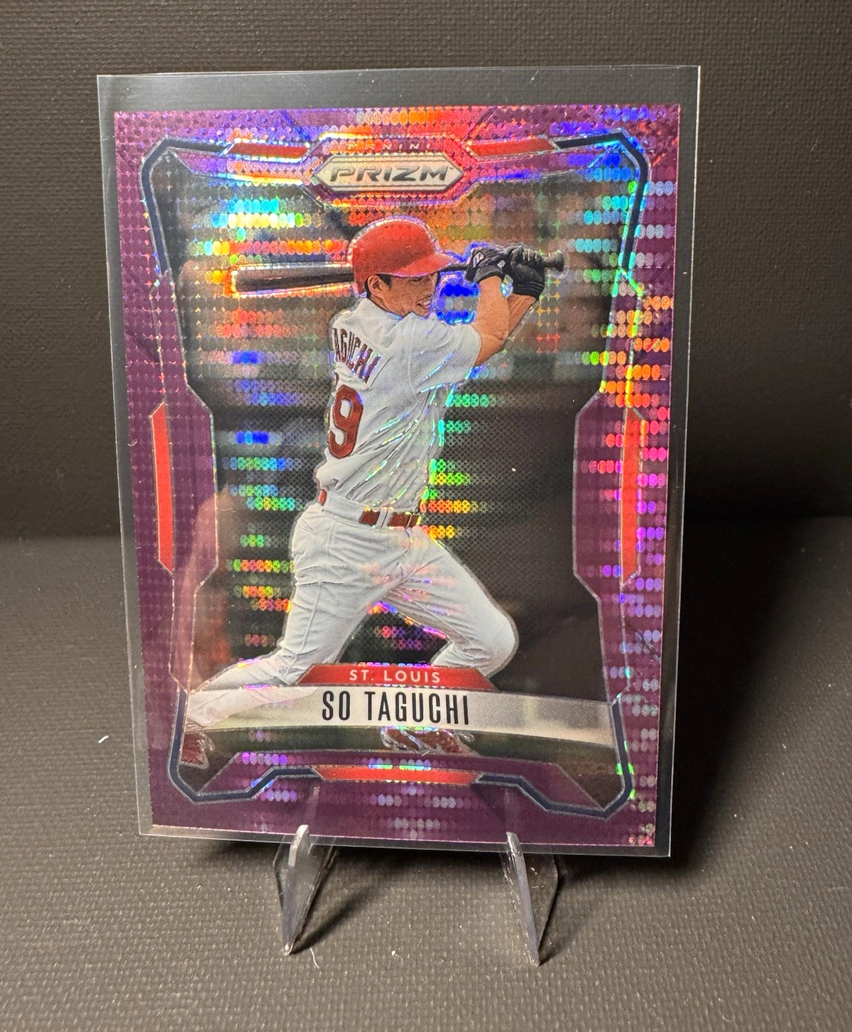 Panini 2026 Prizm Baseball So Taguchi #232 St. Louis Cardinals Purple Prizm /135