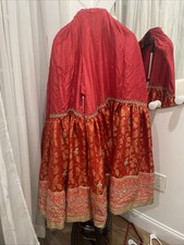 Pakistani/Indian Wedding Bridal Lehenga Choli Dress  tunic,skirt,scarf--SZ L