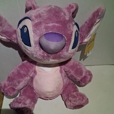 Disney Lilo  Stitch Angel Fuzzy Large Plush Stuffed Animal, Pink