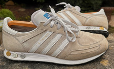 Adidas La Trainer 2012 Originals OG Men's Size UK 10 Beige White Suede G64027