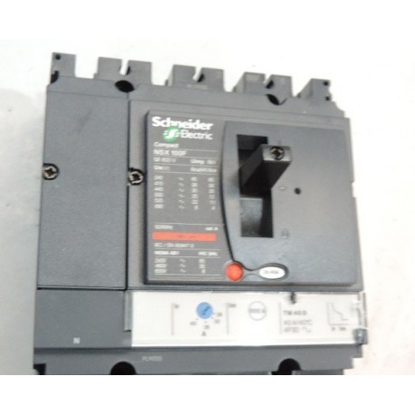 Disjoncteur Schneider NSX100F TM40D 4P3D 40A 690V pour tableau