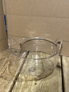 Black & Decker Handy Steamer HS80 HS800 Rice Clear Handled Bowl