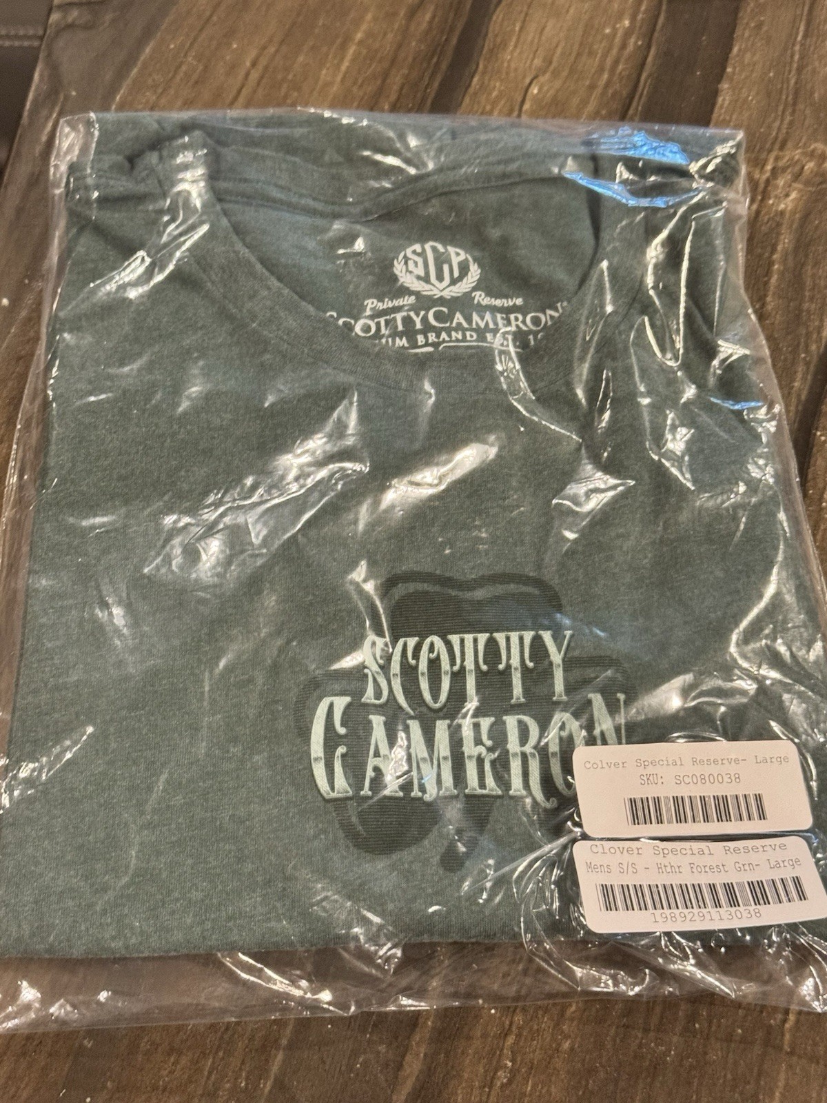 Scotty Cameron Green Clover - St Patty's Date Limited T-Shirt - Size Large