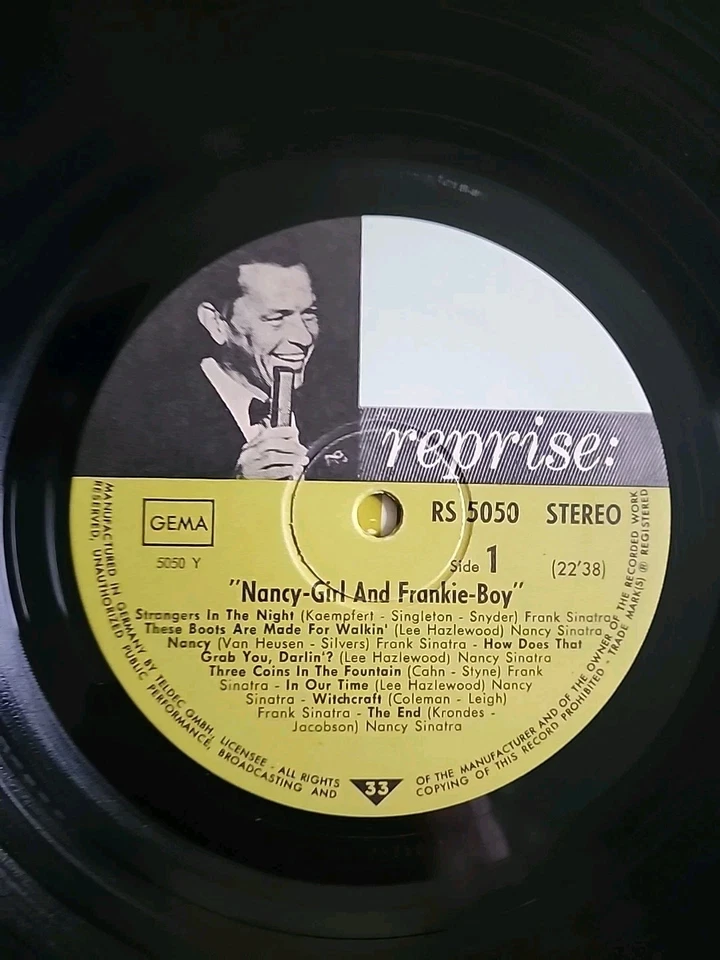 FRANKIE BOY & NANCY GIRL LP RS 5050 German Import Vinyl EX TOP COPY - Image 2 of 4