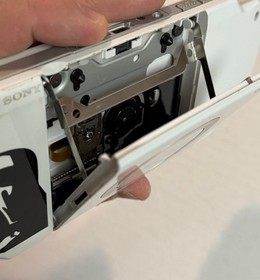 Sony Playstation Portable PSP-2001 White Console Darth Vader w/Game & Case