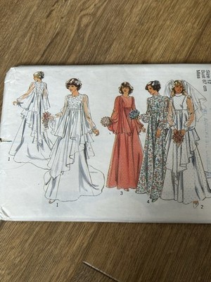 Vintage Stil Hochzeit Brautjungfer Anlass Kleid Schnittmuster 2114 Größe 12