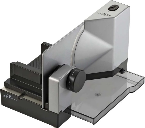 Ritter Allesschneider E 18 Kontur Silber Metall 65W Wellenschliffmesser-image