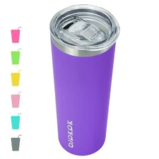 BJPKPK 20 oz Stainless Steel Skinny Tumbler, Iced Coffee Travel Sublimation M...