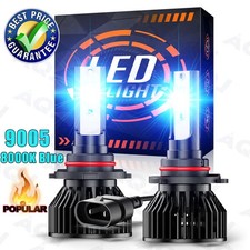 For Chevrolet Malibu 1997-2019 8000k Ice Blue High Beam Led Headlight Bulbs Qty2 For Chevrolet Malibu 1997-2019 8000k Ice Blue High Beam Led Headlight Bulbs Qty2