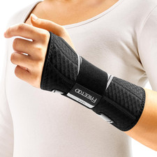 Tutore Polso Destro O Sinistro Leggero per Tunnel Carpale, Polsiera Ortopedica T