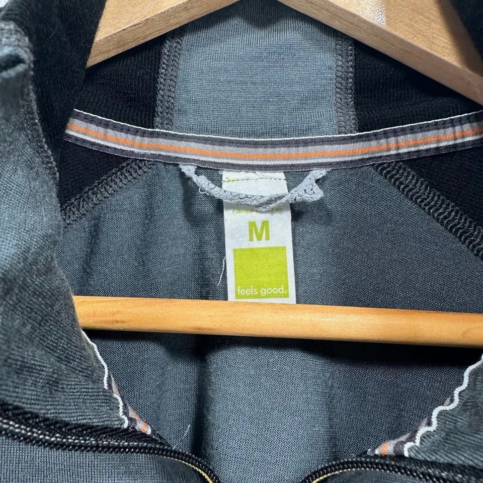 Smartwool Merino Wool Quarter Zip Long Sleeve Baselayer Shirt Men Medium Gray - Image 4 of 4