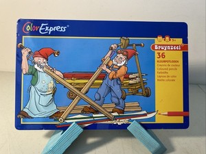 BRUYNZEEL COLOR EXPRESS PENCILS ARTIST TIN 36 PC VINTAGE SET MADE IN HOLLAND