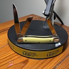 Case Stockman 3318 CV 3-Blade Slipjoint Pocketknife, Yellow Synthetic Handle — photo 2