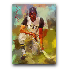 Willie Stargell #38 Art Card Limited 20/50 Vela Signed (Pittsburgh Pirates)