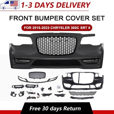 Front Bumper Body Kit Set Assembly for 2015-2023 Chrysler 300/C SRT 8