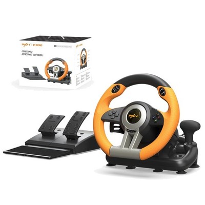 Universal USB Car Racing Wheel & Pedals Set*-