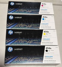 HP 414A GENUINE 4 COLOUR SET  W2020A - W2021A - W2022A - W2023A 
